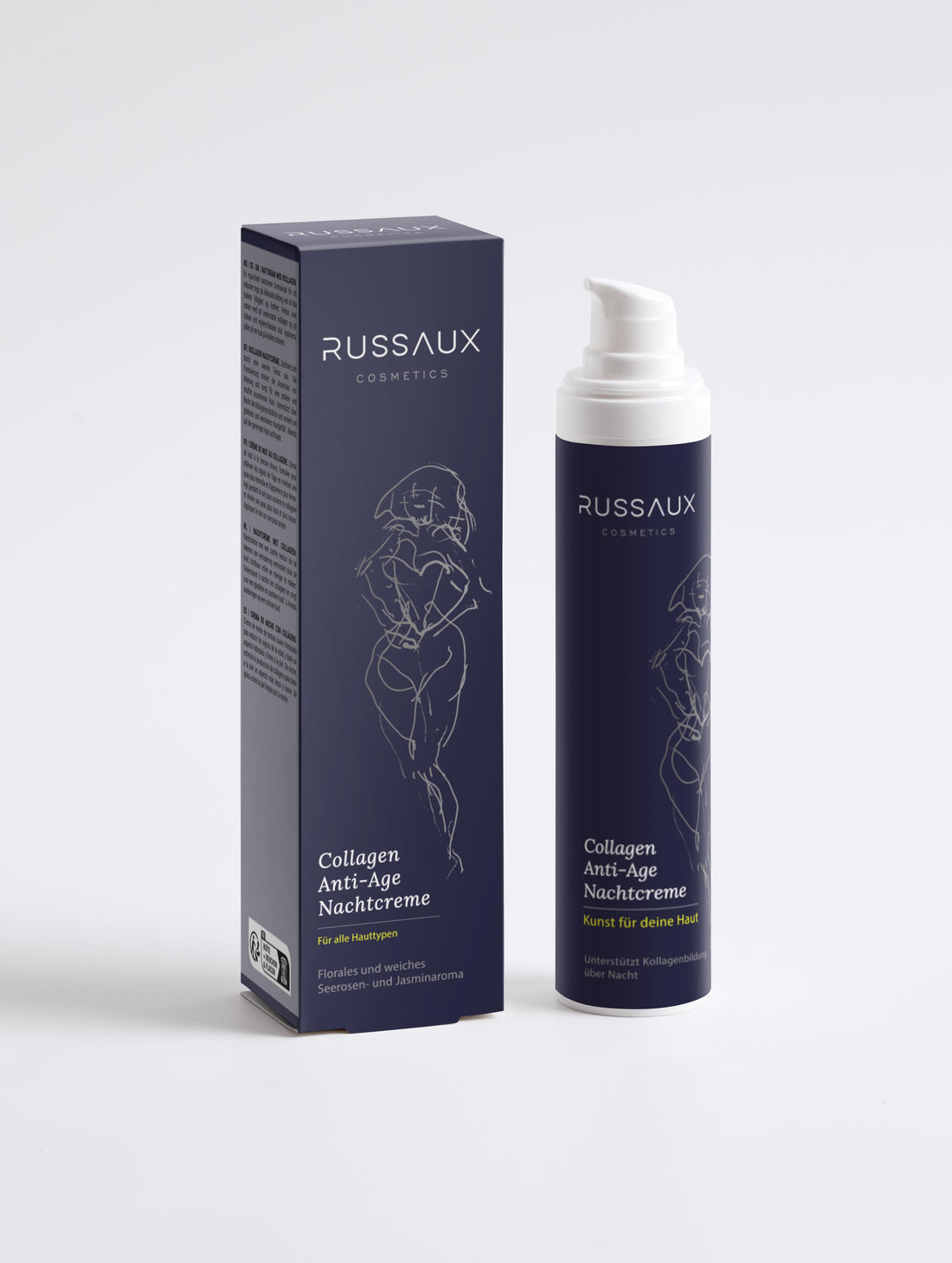 RUSSAUX Naturkosmetik Collagen Anti-Age Nachtcreme